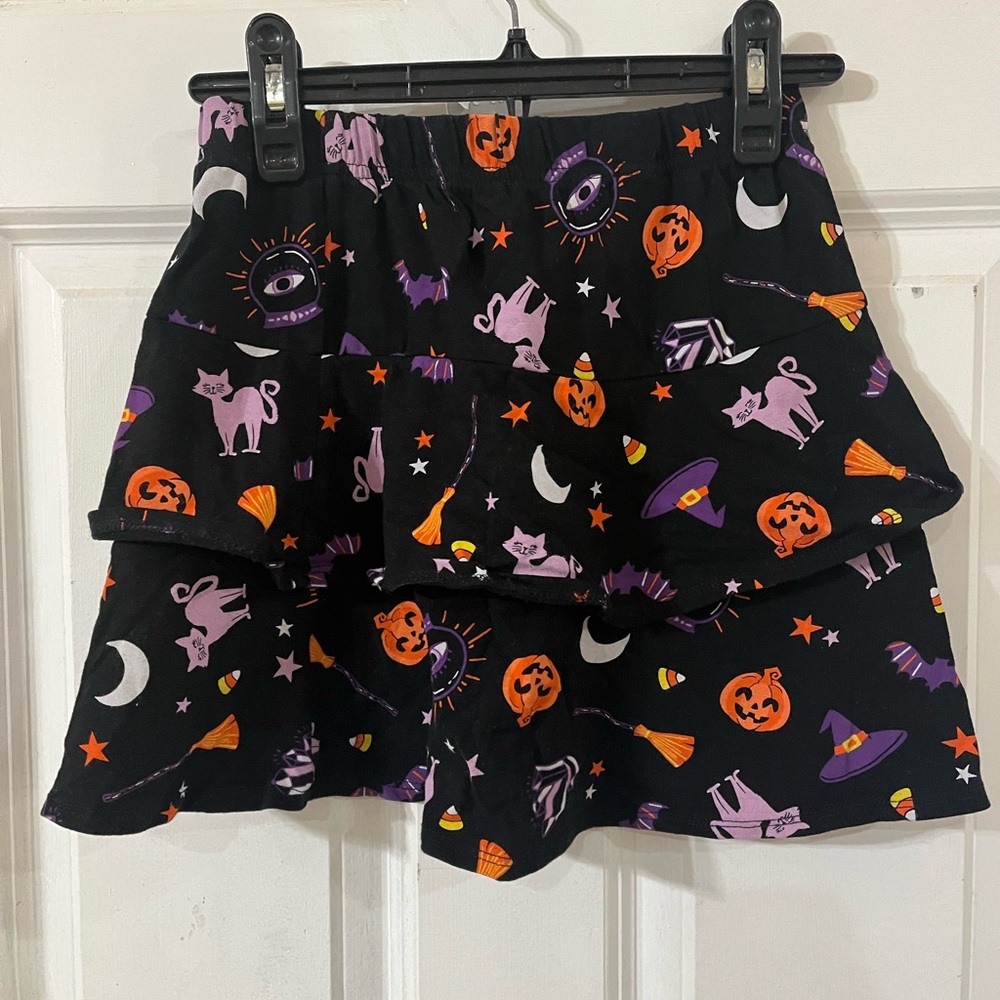 Halloween Themed Black Skirt